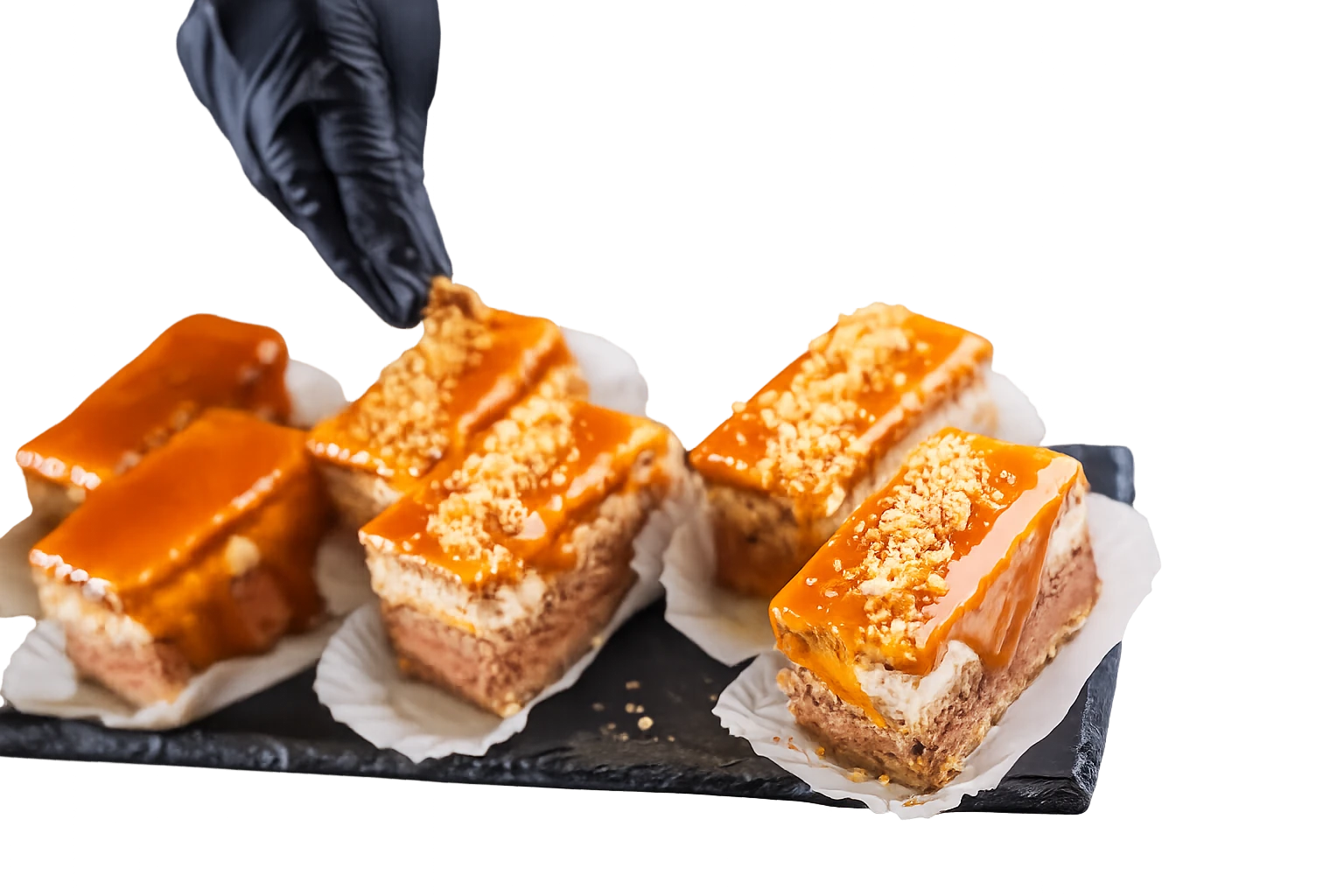 Prăjituri cu caramel sărat — Spic și Pâine